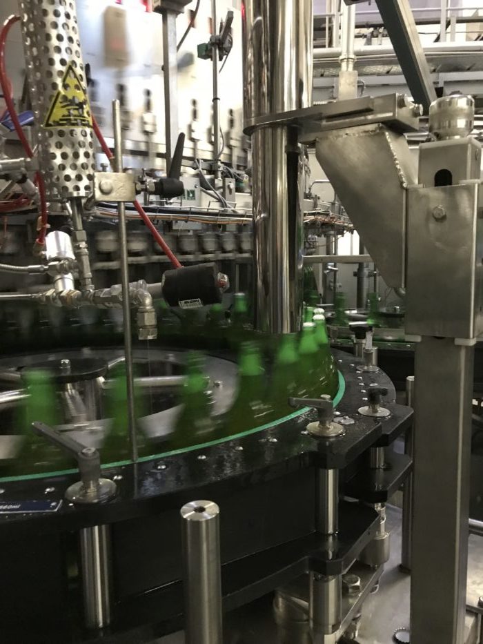 beer foam control prior to jetter Mcpack